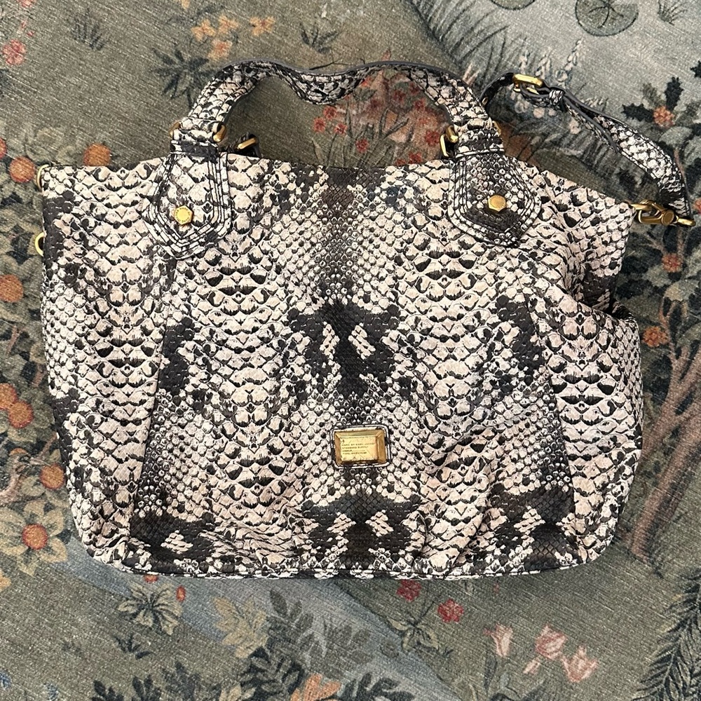 ✨ Marc by Marc Jacobs Large Snakeskin Tote
